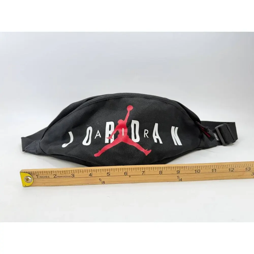 Jordan Jumpman Crossbody Waist Fanny Pack Black Red White Size L